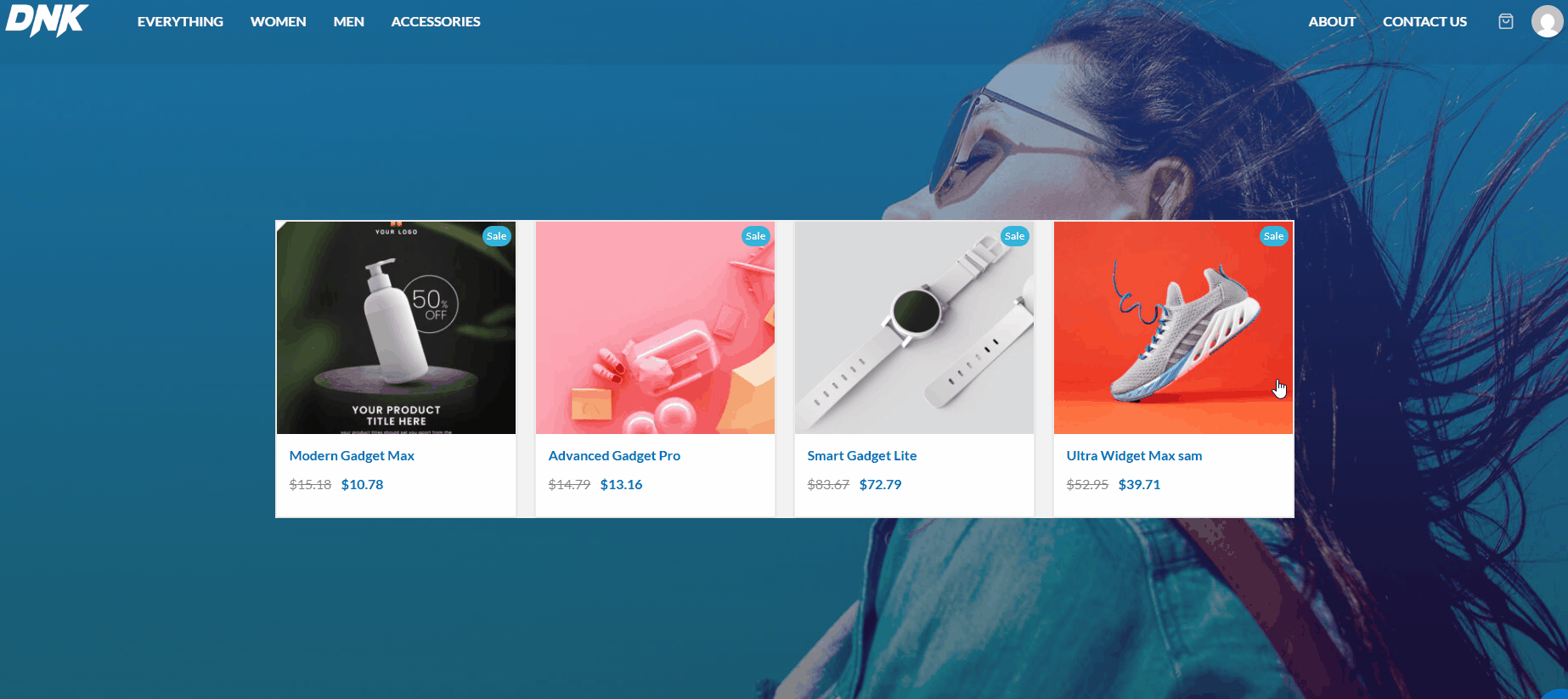 Gallery layout preview