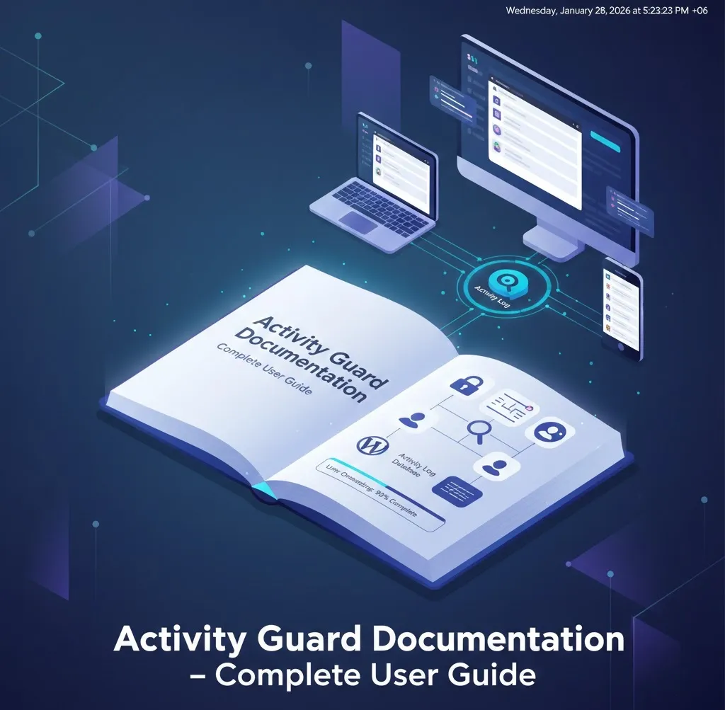 Activity Guard Documentation - Complete User Guide 2 Activity Log WordPress Plugin