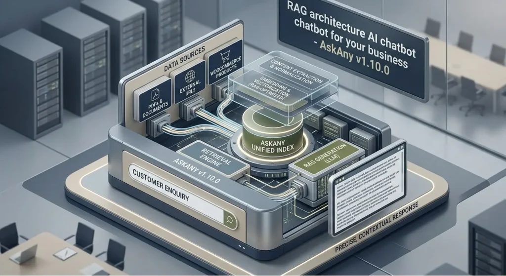 WordPress Blog Post: AskAny v1.10.0 – Revolutionary AI Customer Support with RAG Architecture