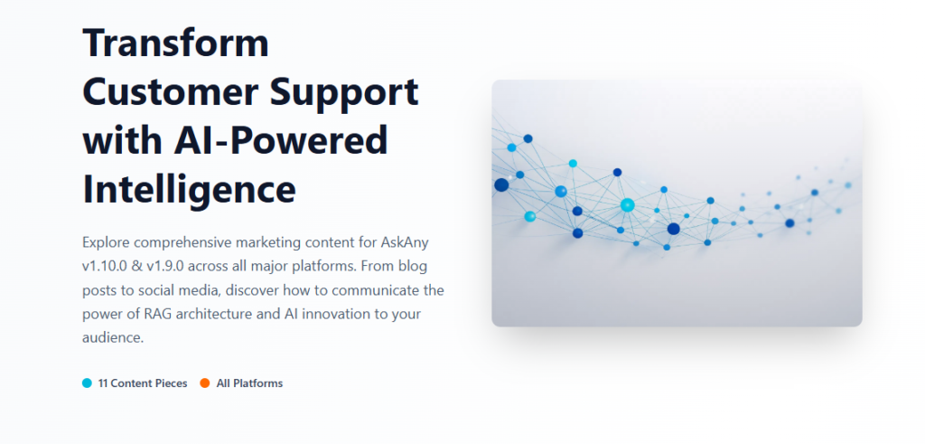 RAG architecture AI chatbot for customer support