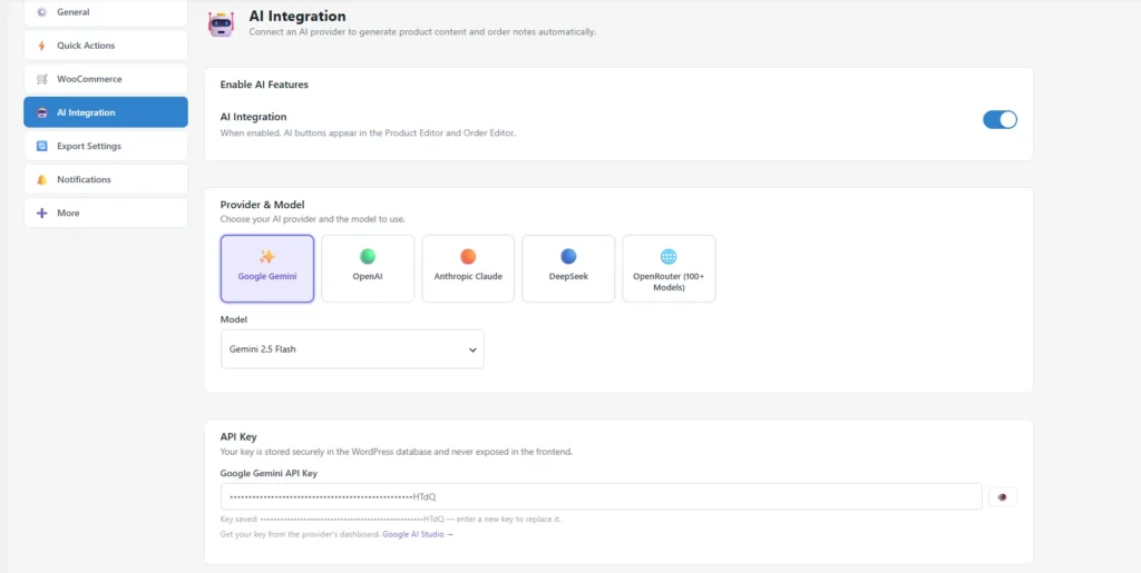 WooCommerce AI product management