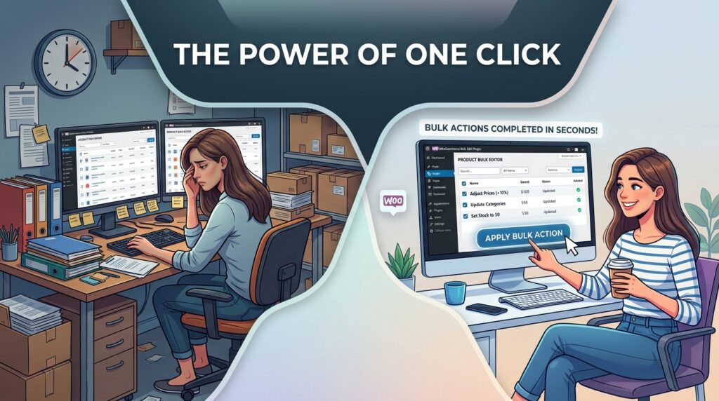 woocommerce bulk edit plugin free dashboard overview