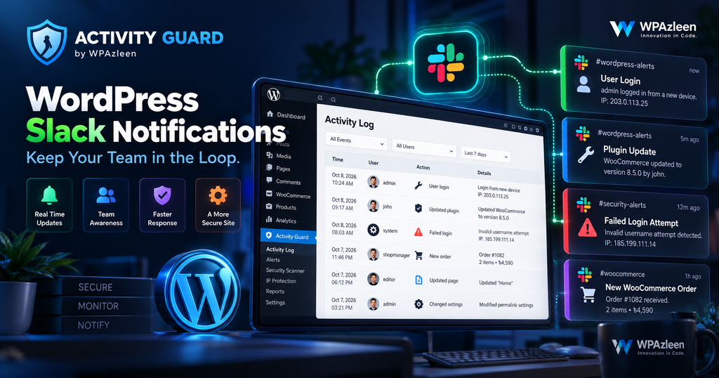 WordPress Slack notifications