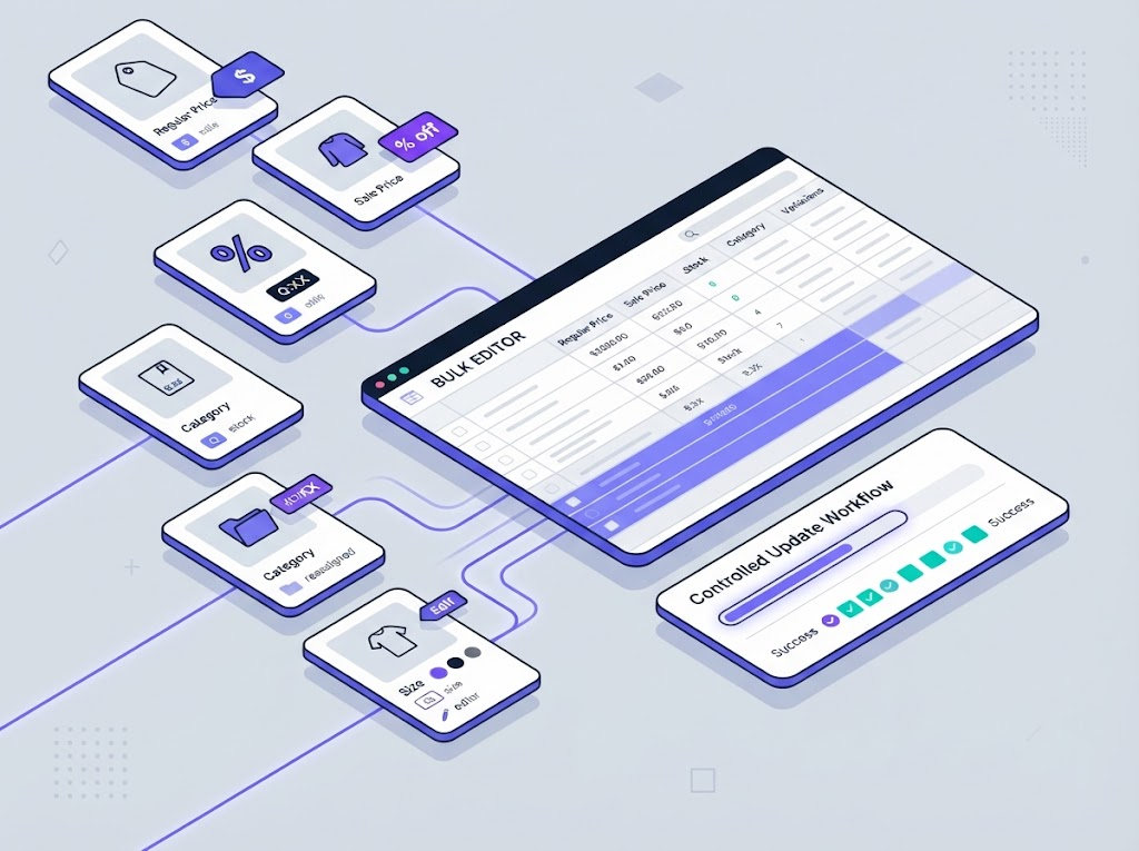 WooCommerce bulk product editor