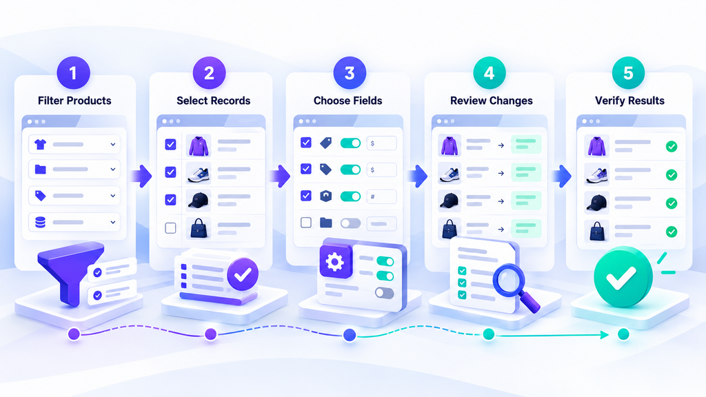 WooCommerce bulk product editor